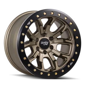 Dirty Life – DT-1 – Gold – 17″x9″ -12mm – All weather Wheels – 9303-7965MGD12